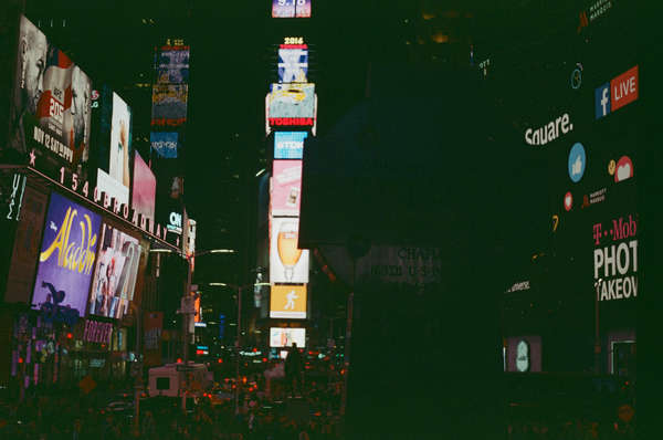 Bright Lights In the Big City
 - Times Square, NYC