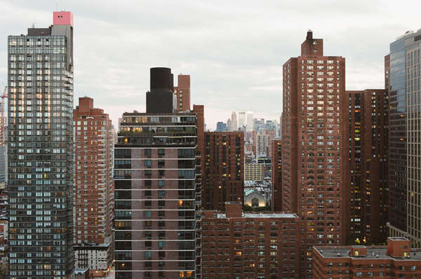 Skyline.
 - E 95th Street, NYC